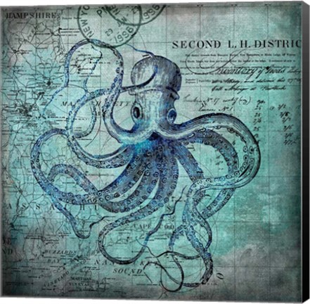 Framed Octopus Print