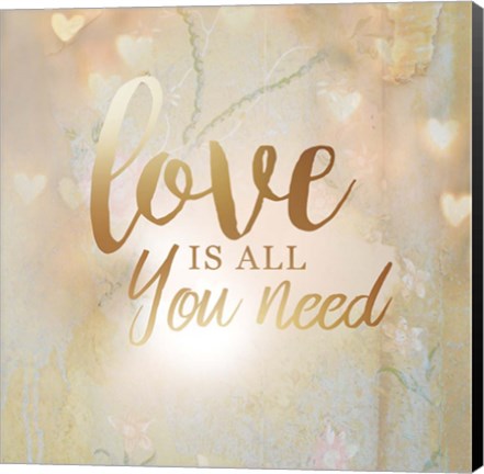 Framed Love is All You Need Print