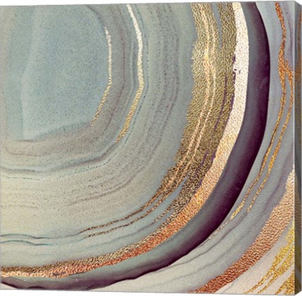 Framed Grey Marble Swirl Print