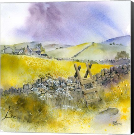 Framed Ladder Stile Print