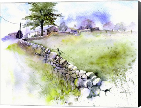 Framed Summer Day at Summerlodge Print