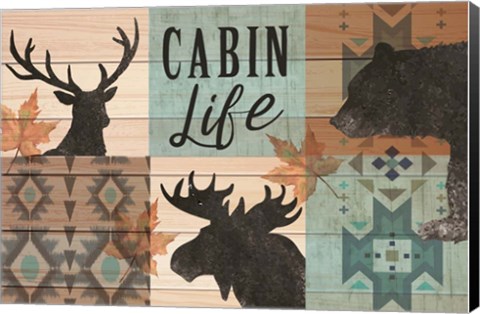 Framed Cabin Life Print