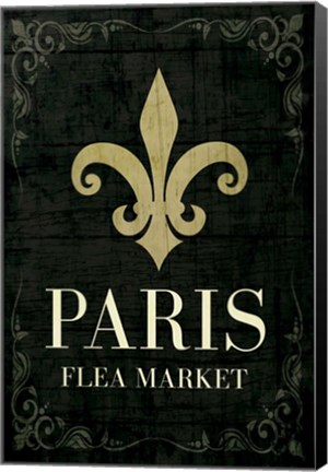 Framed Paris Flea Market Print