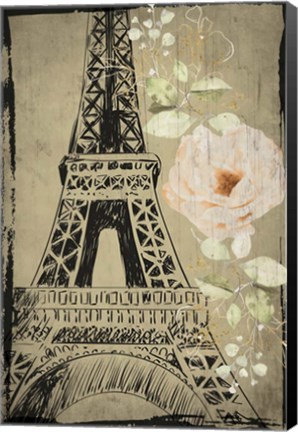 Framed Eiffel Tower Print