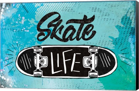 Framed Skate Life Print