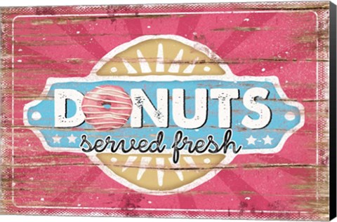 Framed Fresh Donuts Print