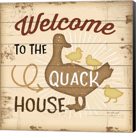 Framed Quack House Print