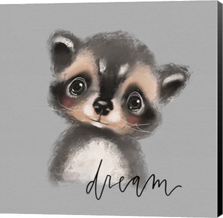 Framed Dream Raccoon Print