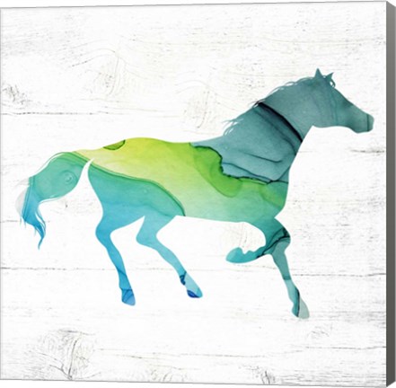 Framed Horse IV Print
