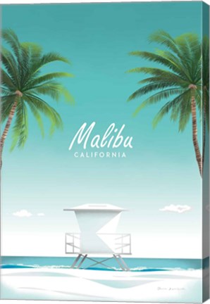 Framed Malibu Print