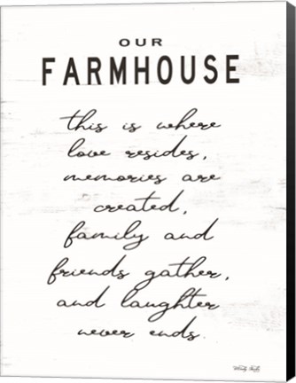 Framed Our Farmhouse Print