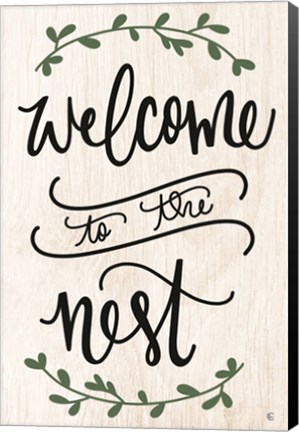 Framed Welcome to the Nest Print