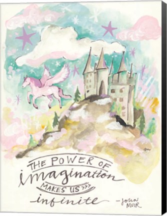 Framed Power of Imagination Print