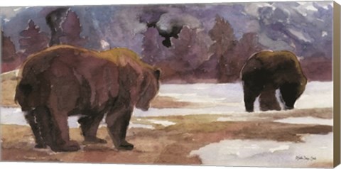 Framed Montana Bears Print