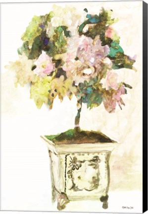 Framed Topiary in Antique Vase Print
