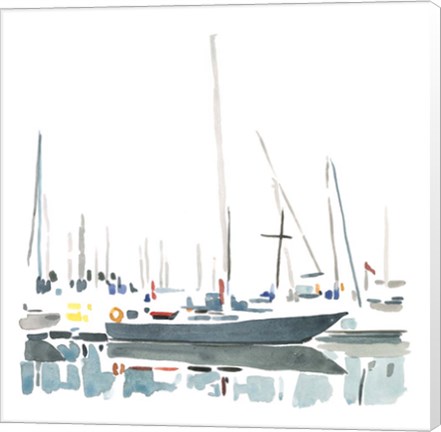 Framed Sailboat Scenery I Print