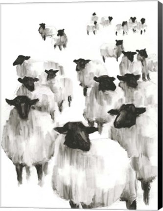 Framed Counting Sheep I Print