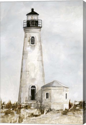 Framed Rustic Lighthouse I Print