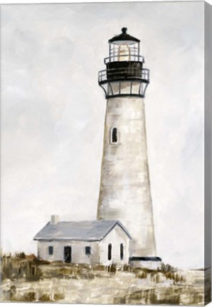 Framed Rustic Lighthouse II Print