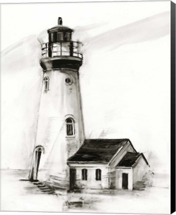 Framed Lighthouse Study I Print