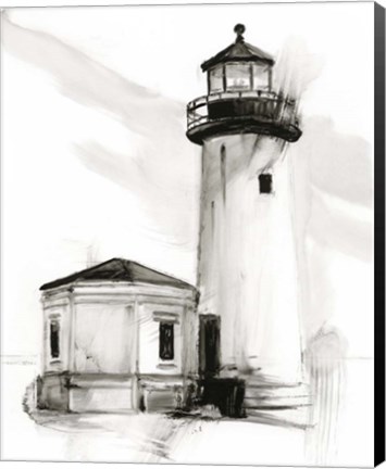 Framed Lighthouse Study II Print