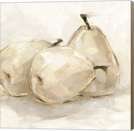 Framed White Pear Study II Print