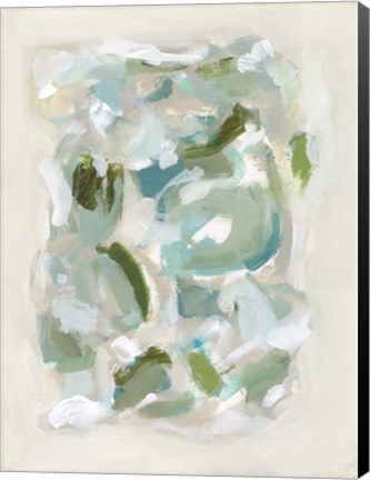 Framed Tinted Abstract VI Print