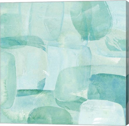 Framed Sea Glass Reflection II Print