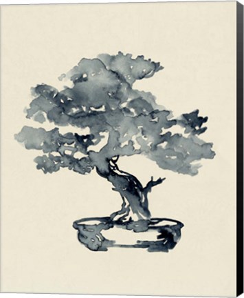 Framed Indigo Bonsai III Print