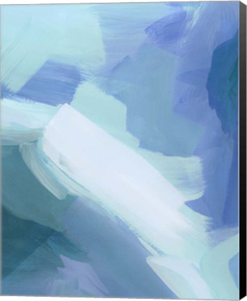 Framed Lapis Pools II Print