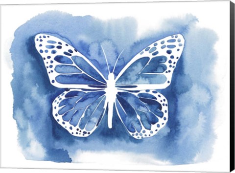 Framed Butterfly Inkling I Print