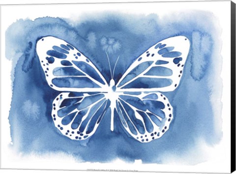 Framed Butterfly Inkling II Print