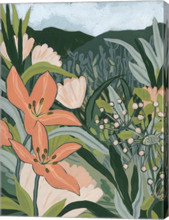Framed Spring Valley Blooms I Print