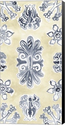 Framed Parchment Motif I Print