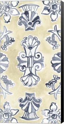 Framed Parchment Motif II Print