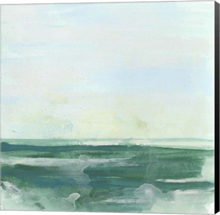 Framed Seafoam Syllogism I Print