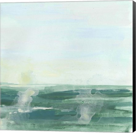 Framed Seafoam Syllogism II Print