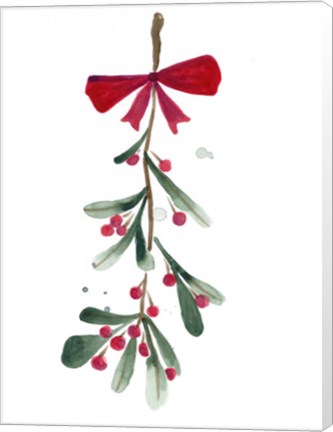 Framed Warm Winter Wishes VI Print
