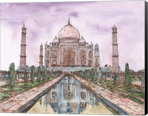 Framed Dreaming of India II Print