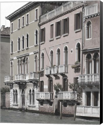 Framed Venetian Facade Photos IV Print