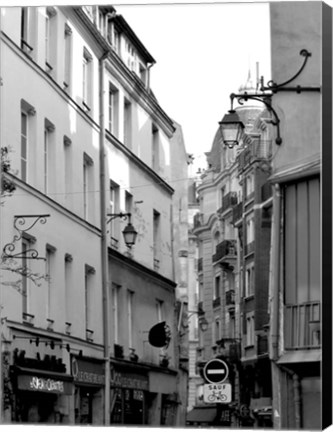 Framed Parisian Stroll III Print