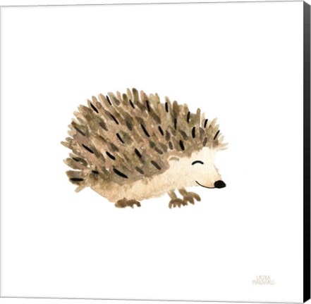 Framed Woodland Whimsy Hedgehog Print