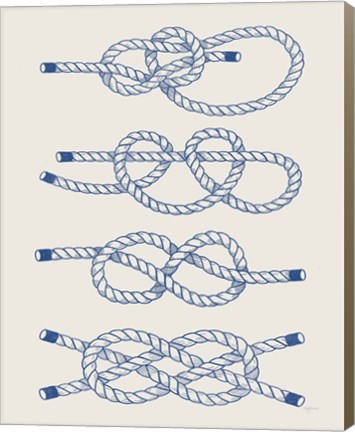 Framed Vintage Sailing Knots XIV Print