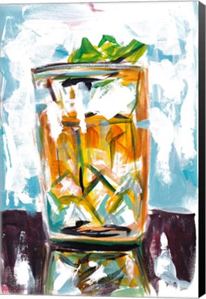 Framed Drink on the Rocks Print