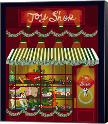 Framed Toy Shop Print