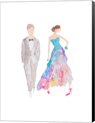 Framed Ballroom Couple Print