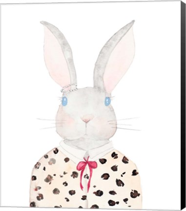 Framed Sweater Rabbit Print