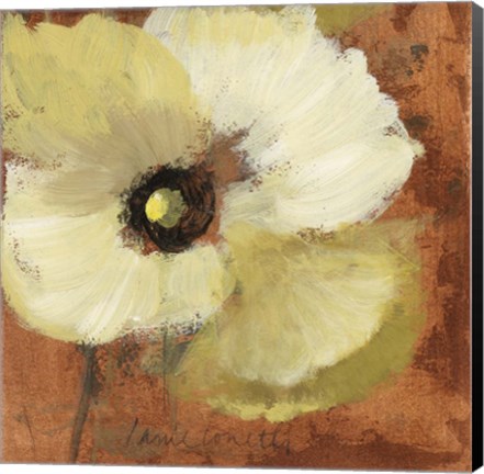 Framed Autumn Poppies I Print