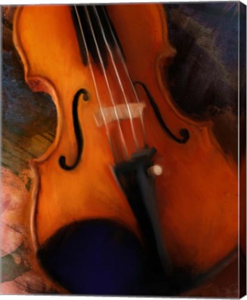 Framed Violin Print