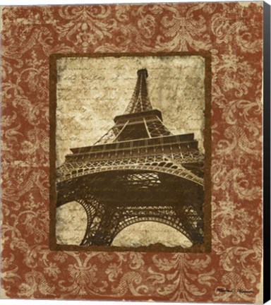 Framed J&#39;aime Paris II Print